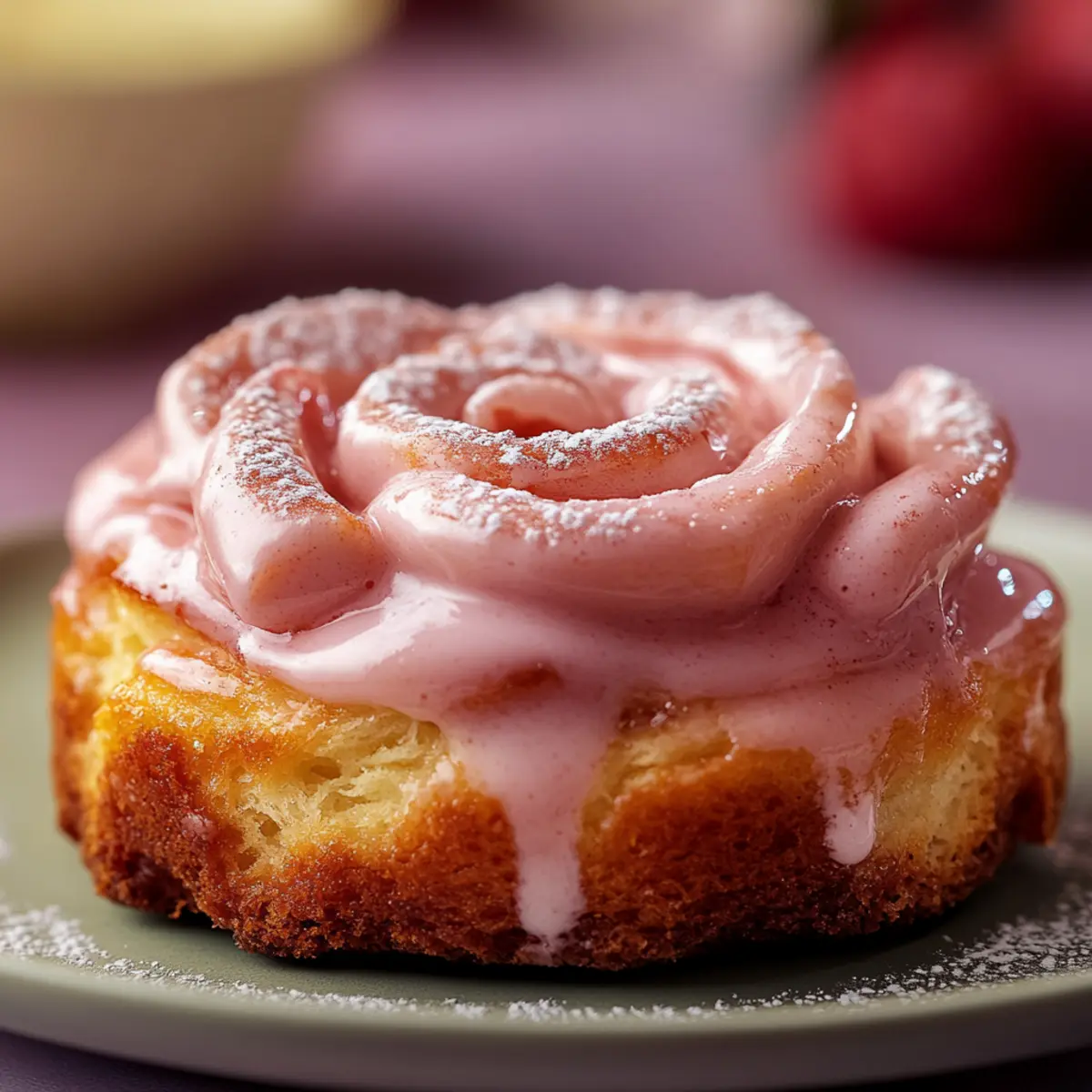 Pink Velvet Cinnamon Rolls