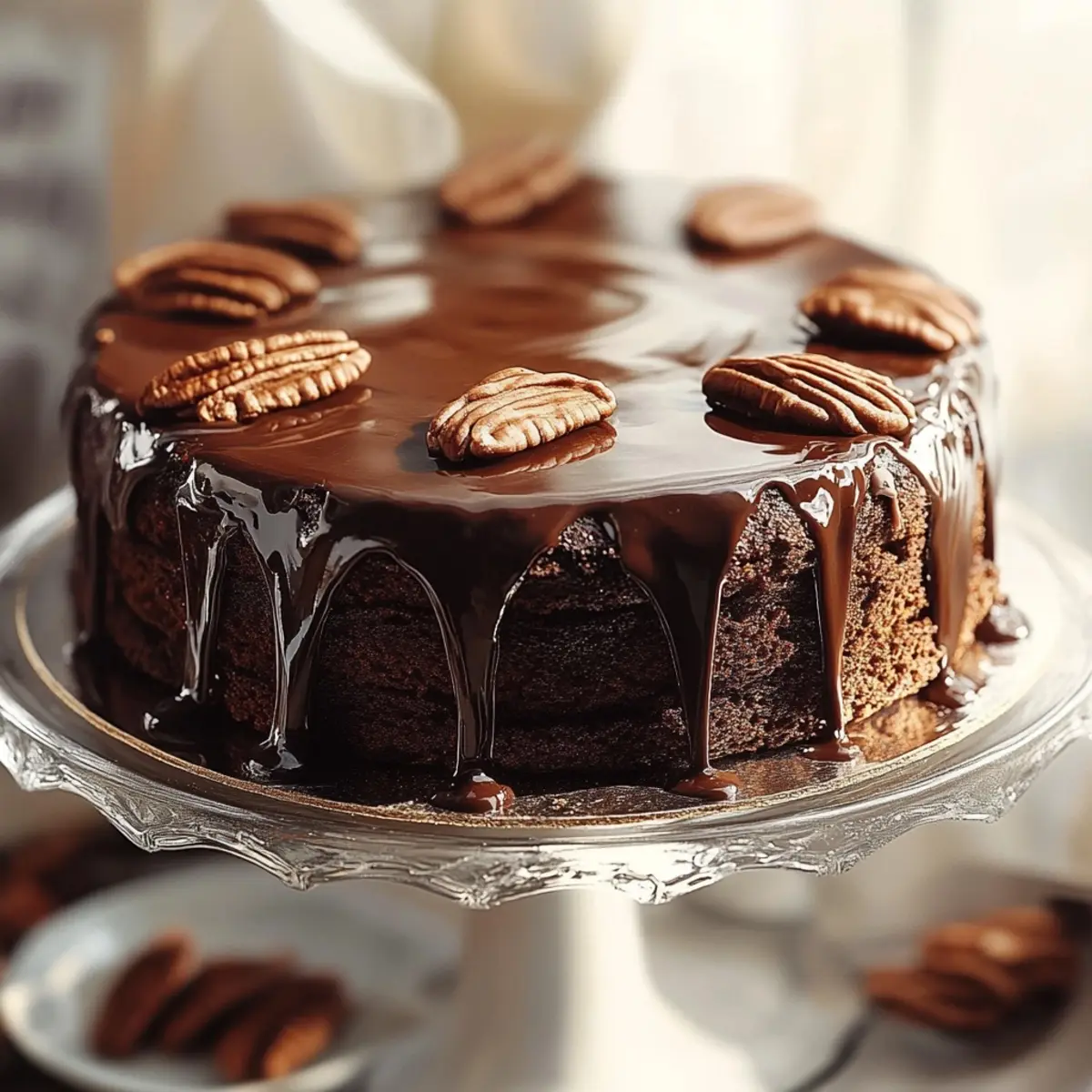 Chocolate Pecan Cake