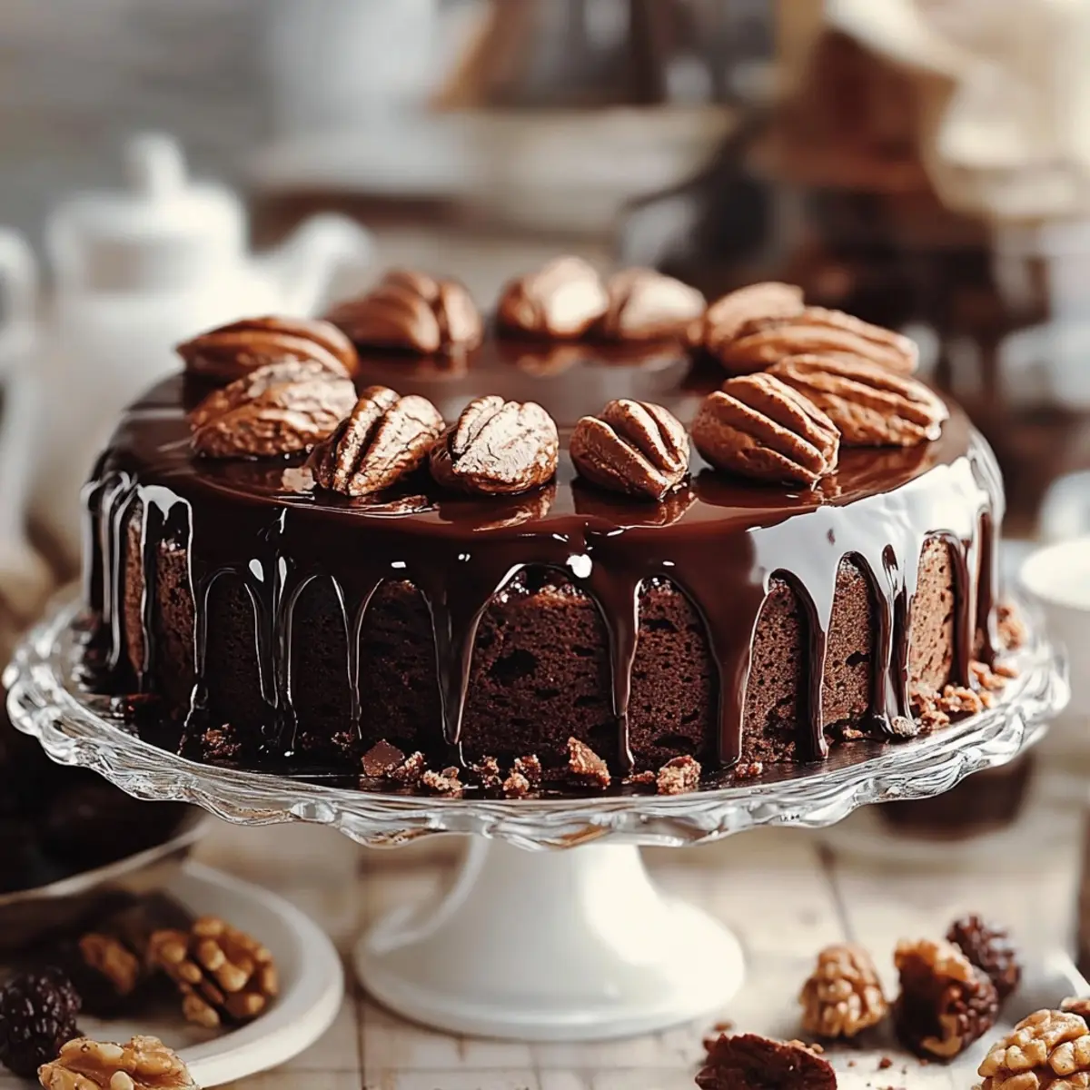 Chocolate Pecan Cake