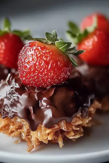 Chocolate Strawberry Yogurt Clusters