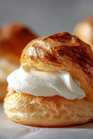 Cream Puffs with Chantilly Cream