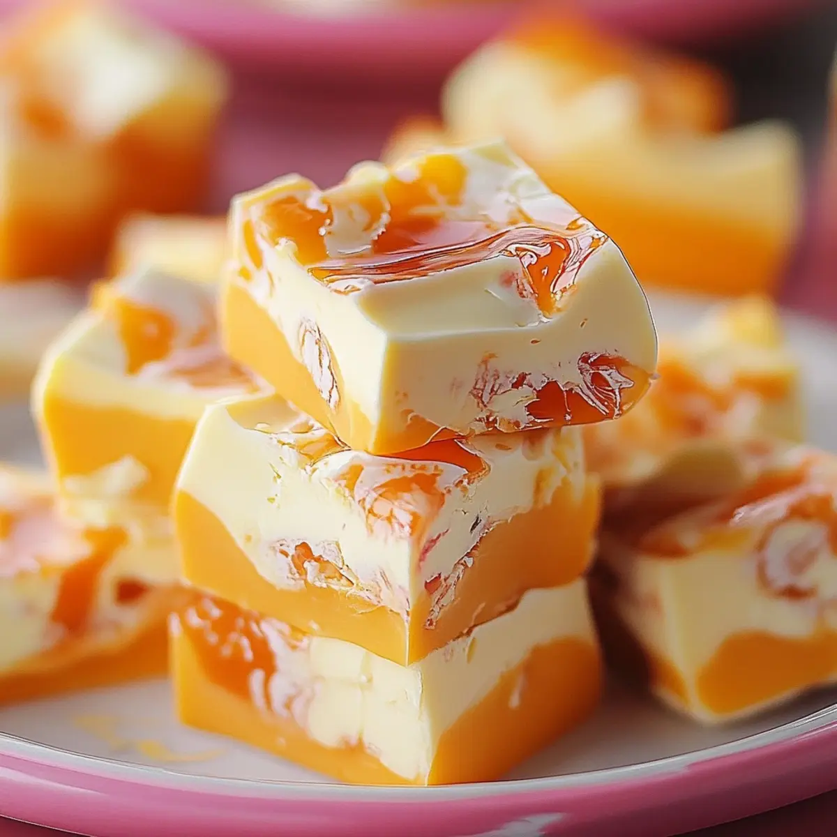 Creamy Orange Creamsicle Fudge