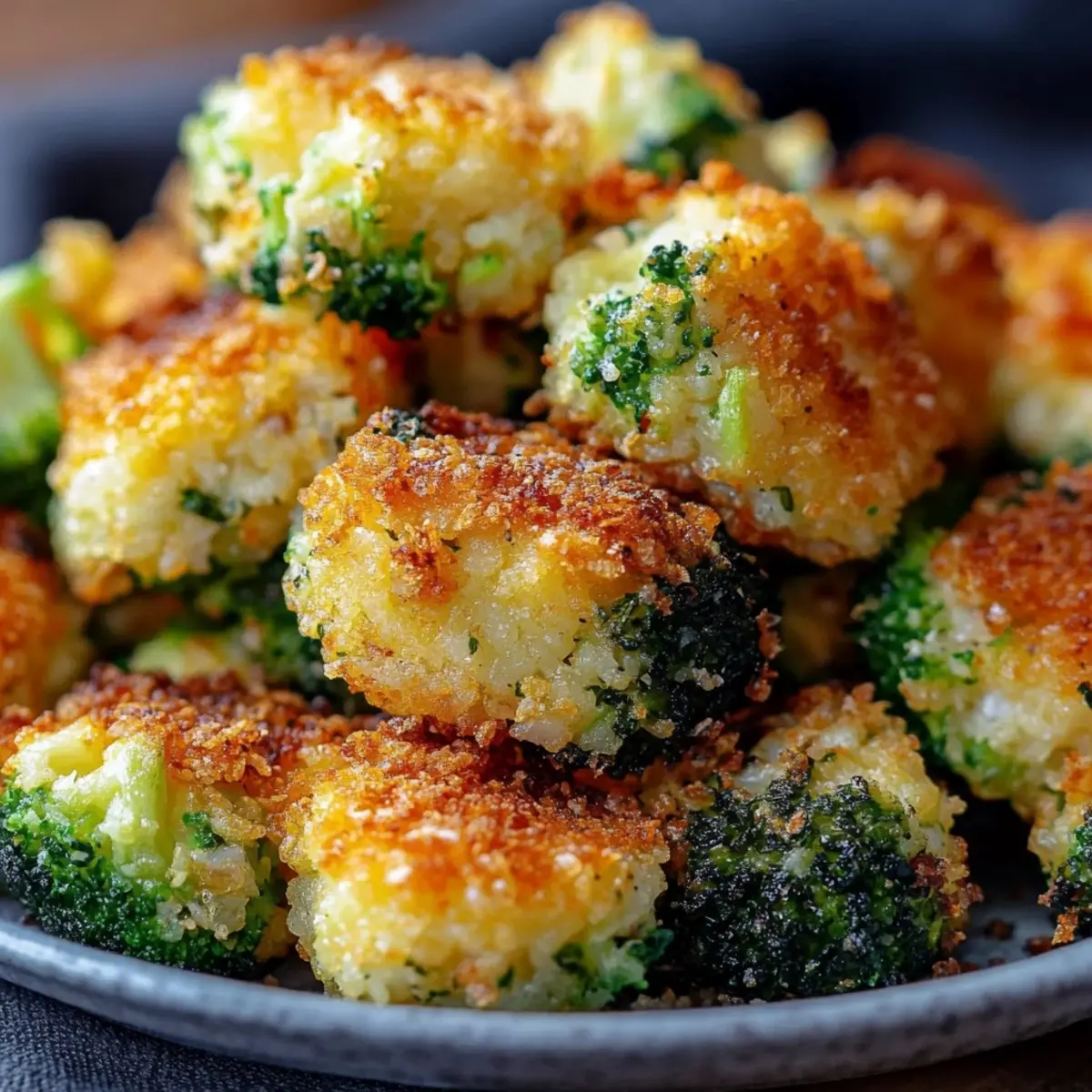 Crispy Air Fryer Garlic Broccoli Bites