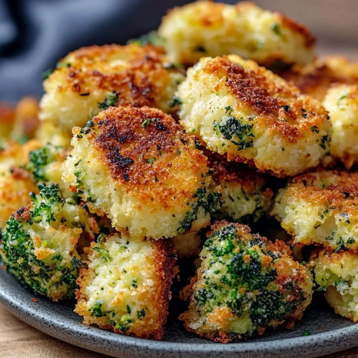 Crispy Air Fryer Garlic Broccoli Bites