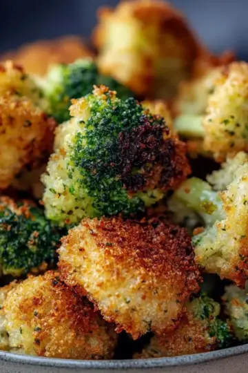 Crispy Air Fryer Garlic Broccoli Bites