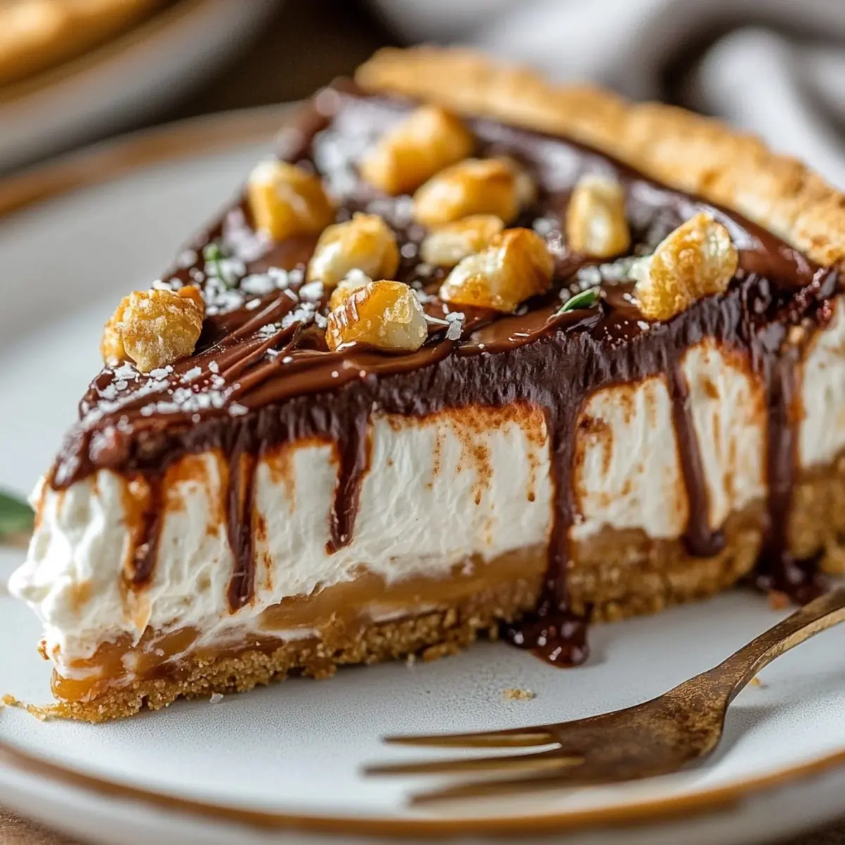 No-Bake Twix Cheesecake