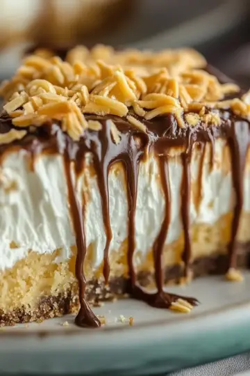 No-Bake Twix Cheesecake