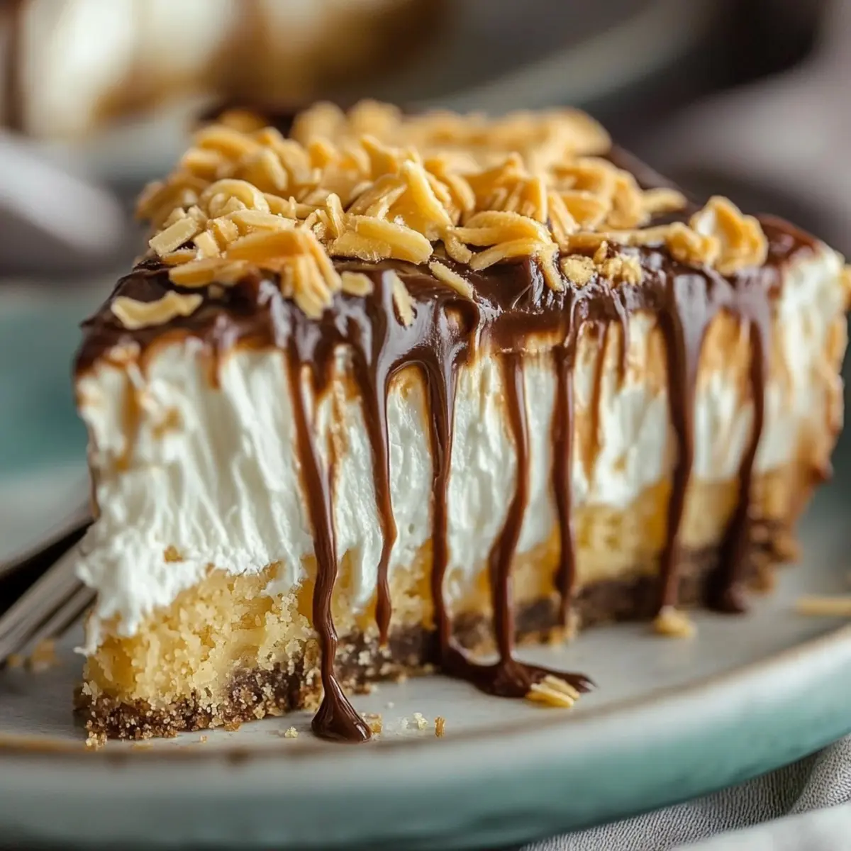 No-Bake Twix Cheesecake