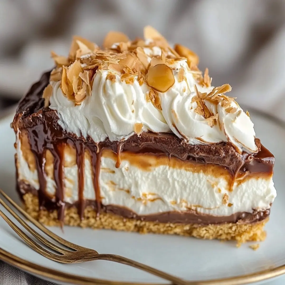 No-Bake Twix Cheesecake
